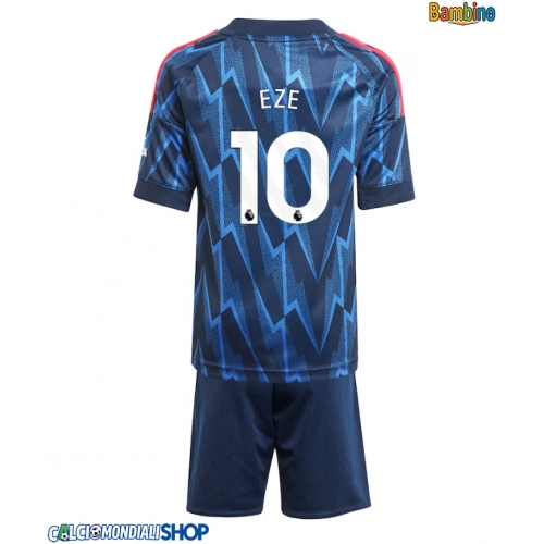Maglie da calcio Arsenal Eberechi Eze #10 Seconda Maglia Bambino 2025-26 Manica Corta + Pantaloni corti)